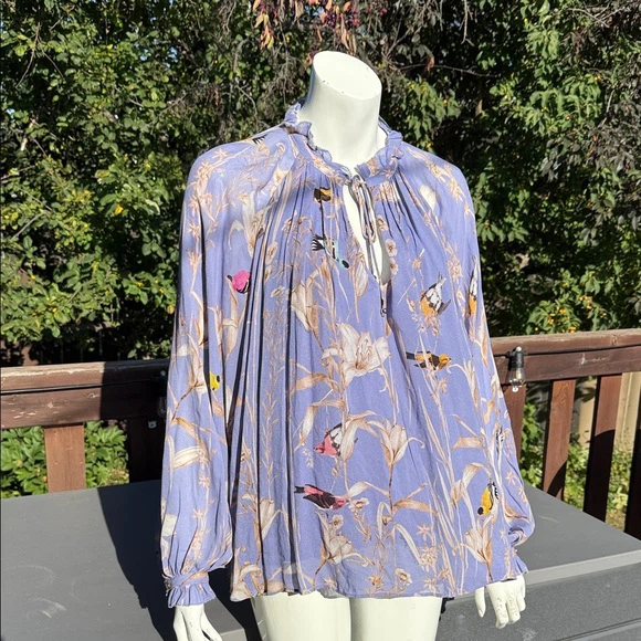 Banana Republic Floral Print Blouse