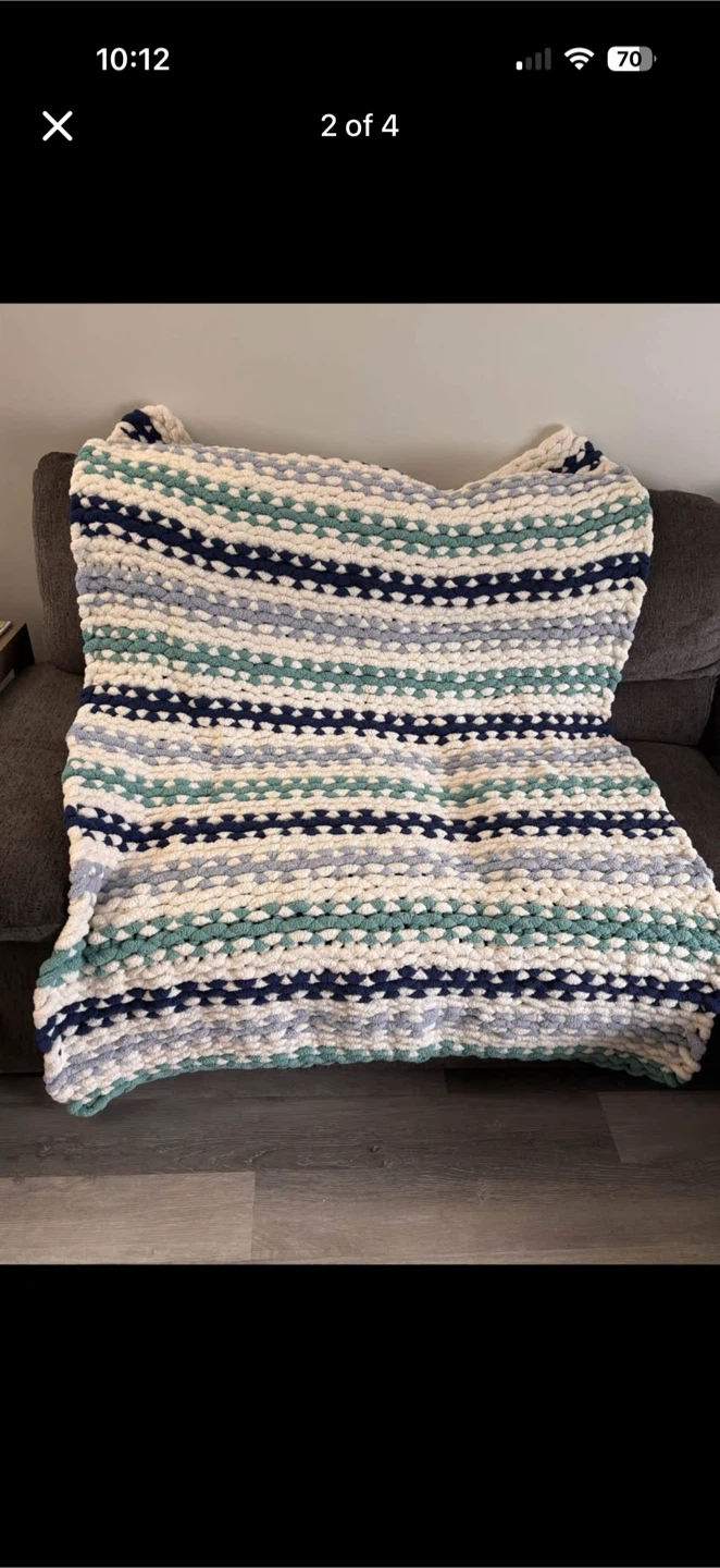Finger Knit Blankets - photo 4