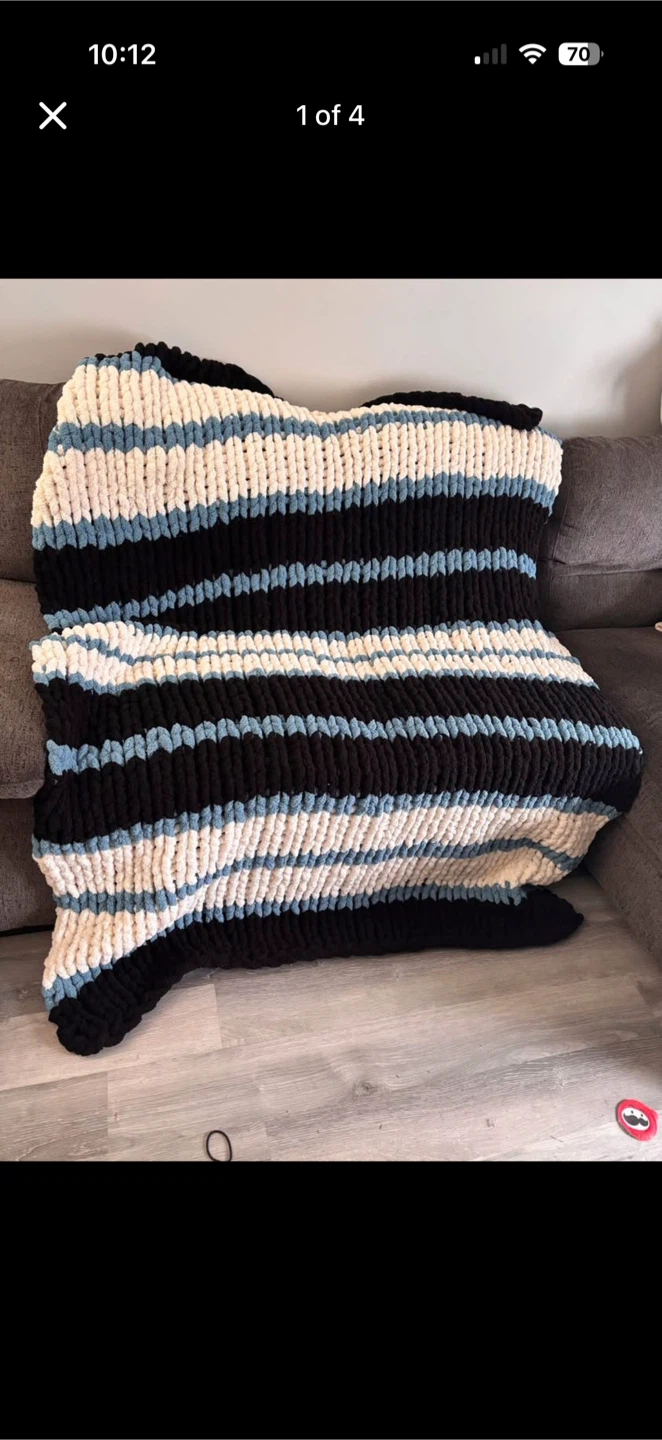 Finger Knit Blankets - photo 5