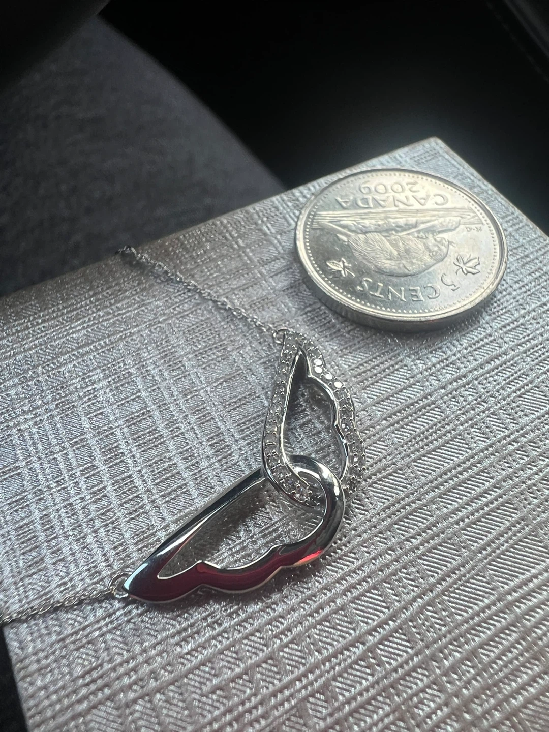 10 k diamond necklace