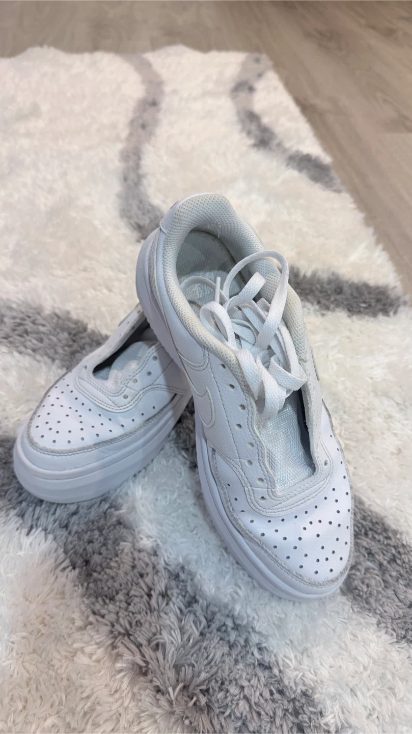 Nike Court Vision Low White Sneakers - photo 2