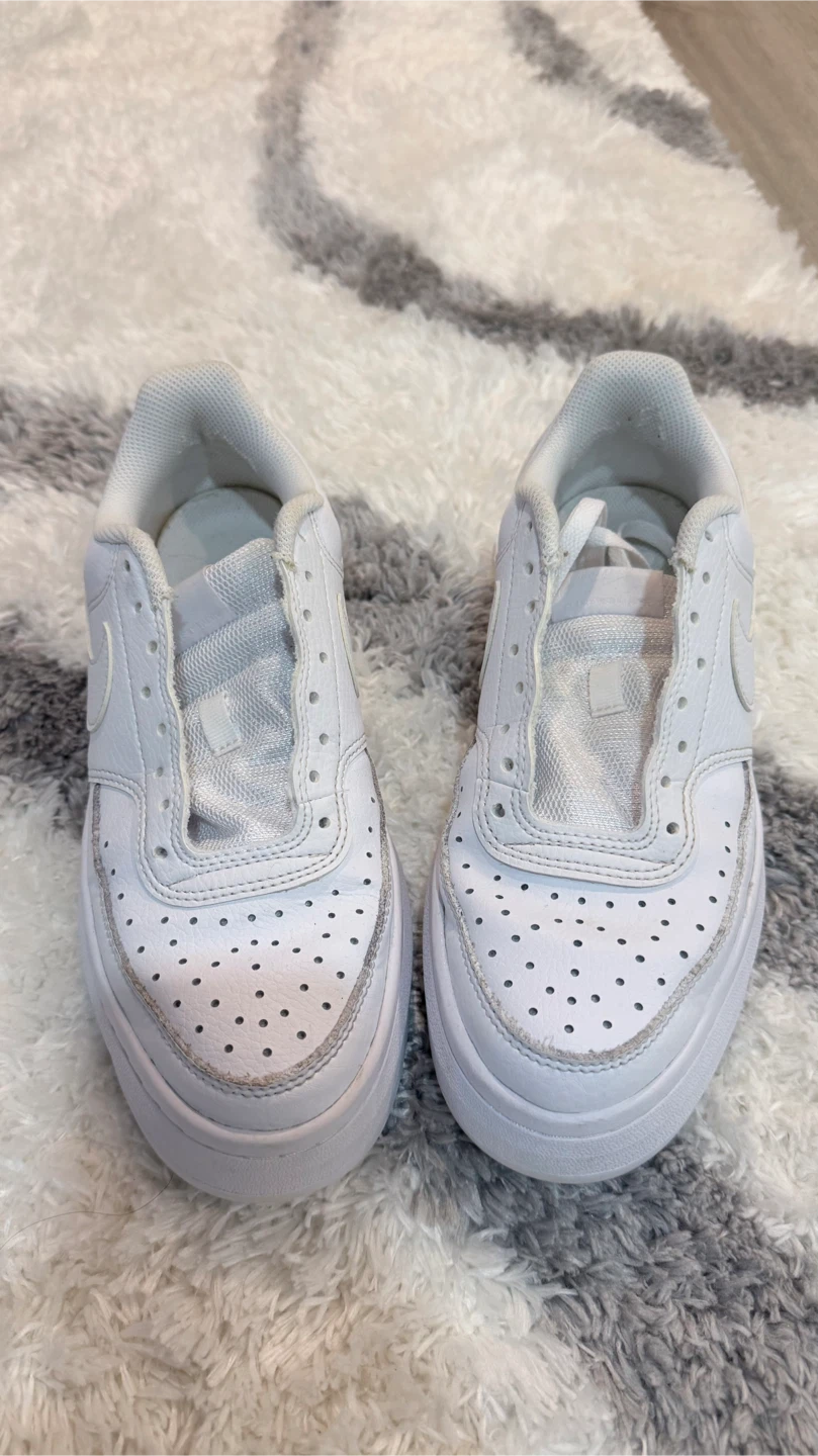 Nike Court Vision Low White Sneakers - photo 4