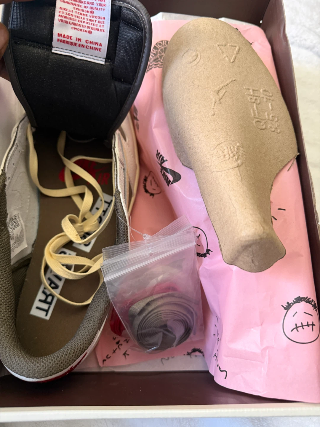 Nike Air Jordan 1 Low Travis Scott Reverse Mocha Size 10 - photo 5
