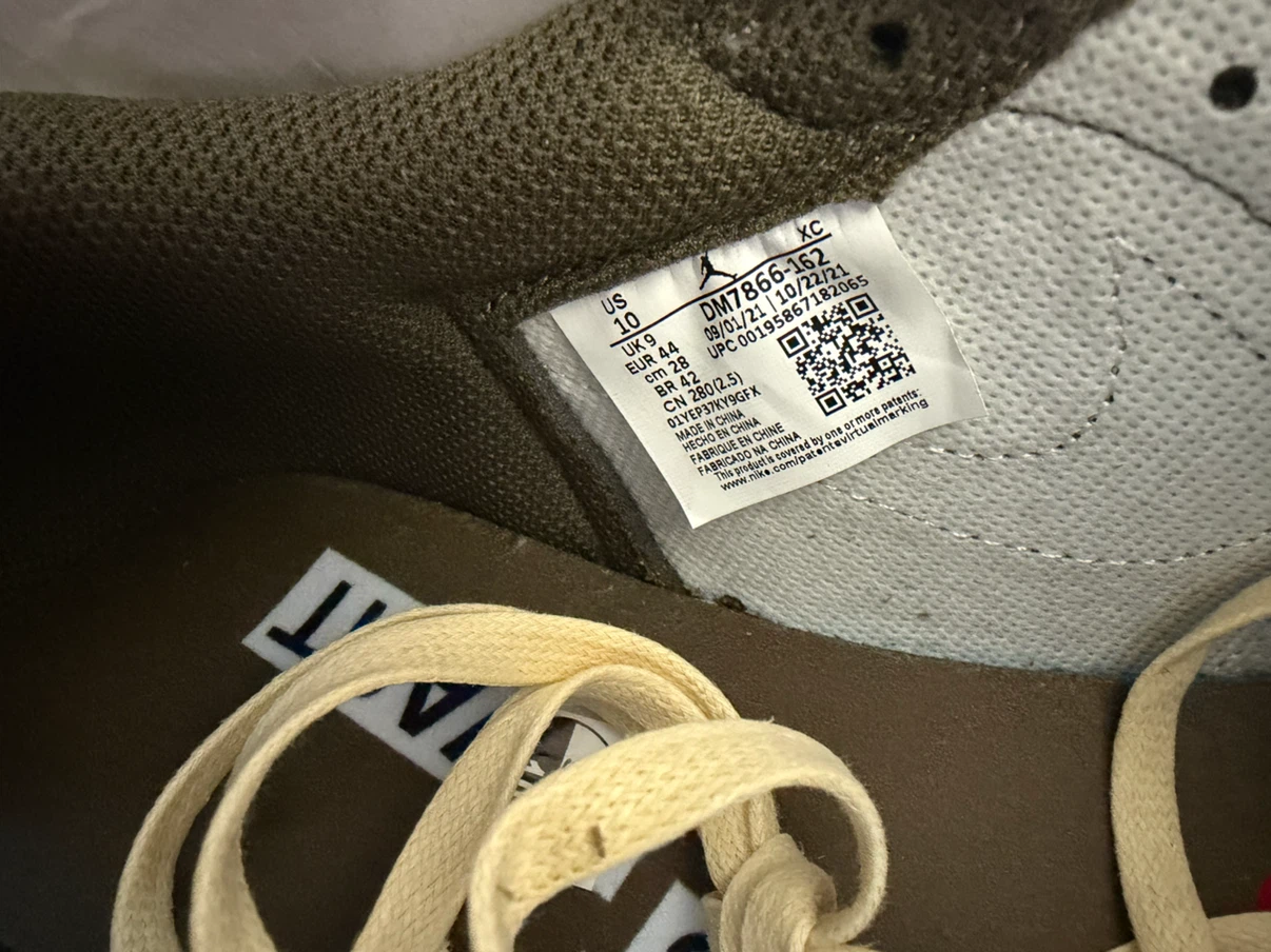 Nike Air Jordan 1 Low Travis Scott Reverse Mocha Size 10 - photo 4