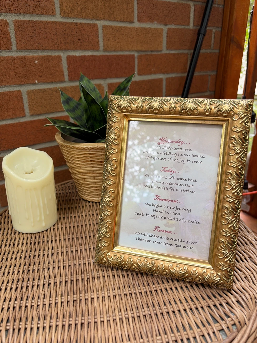 Gold Ornate Picture Frame