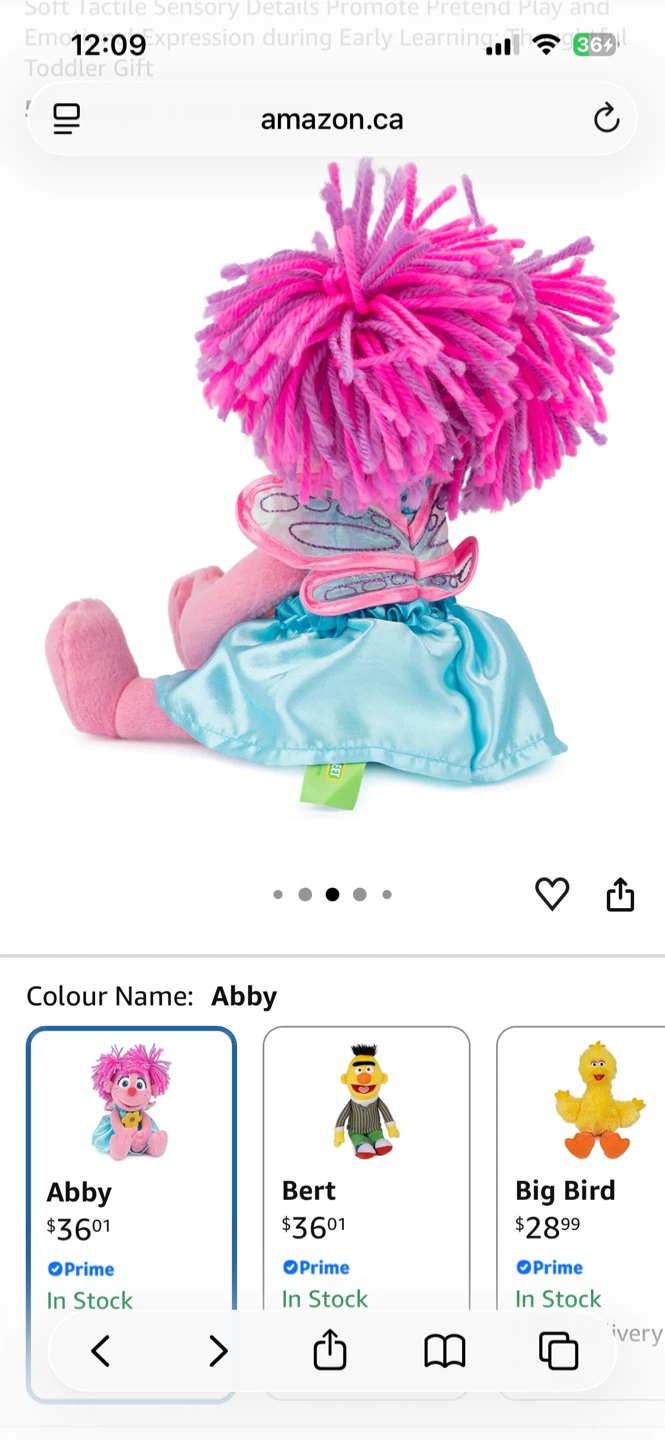 Sesame Street Abby Cadabby Plush Toy - photo 2