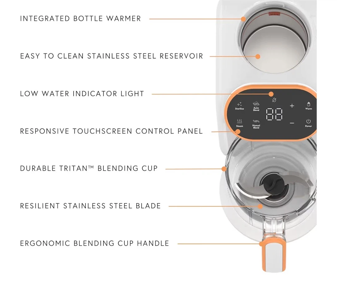 Quark Quook 5-in-1 Baby Food Maker - photo 2