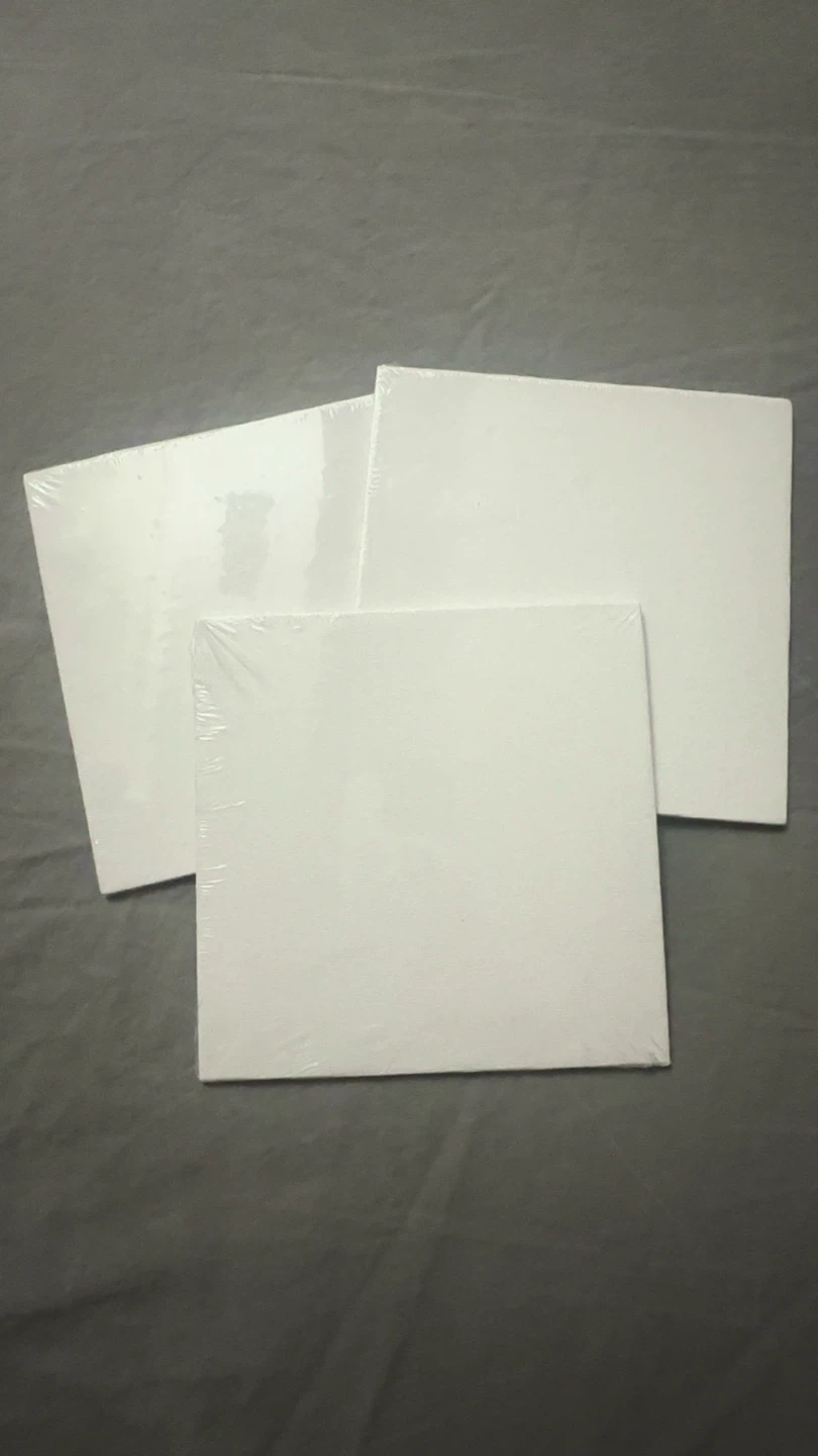 Blank Square Stretched Canvas Panels 6x6cm