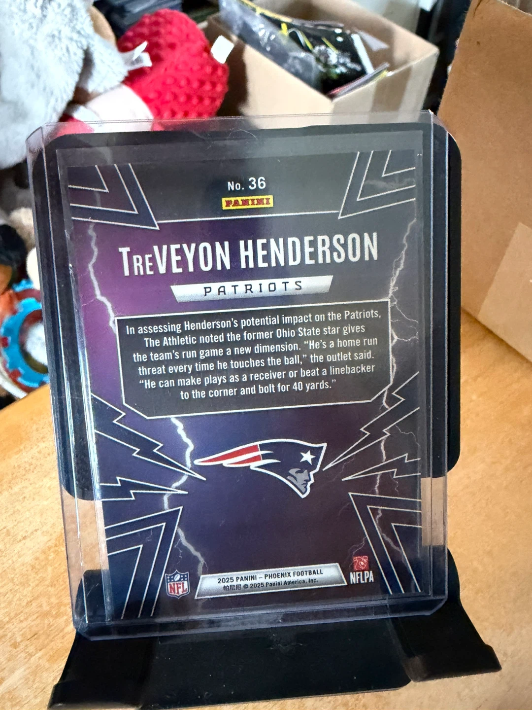 TreVeyon Henderson 2025 Panini Phoenix Thunderbirds RC - photo 2
