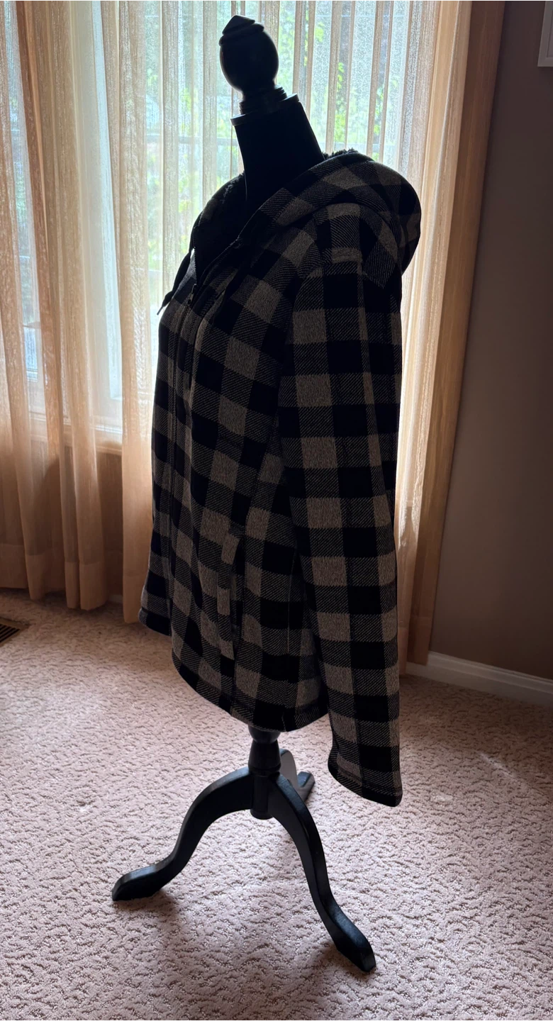✨✨Urban Pipeline Plaid Hooded Jacket - photo 2