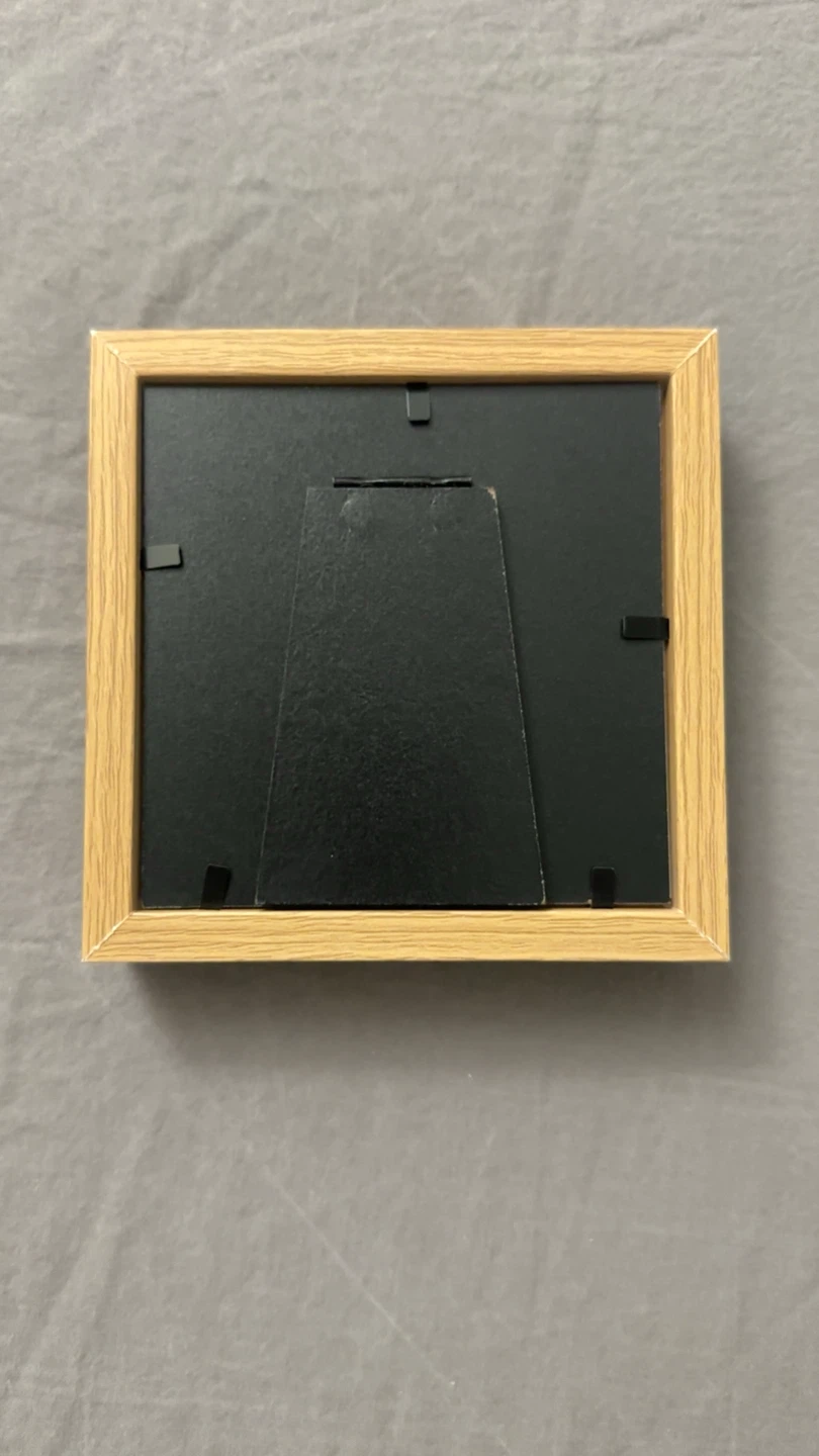 Natural Wood Square Shadow Box Picture Frame - photo 2