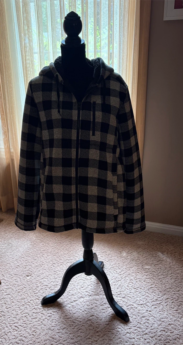 ✨✨Urban Pipeline Plaid Hooded Jacket