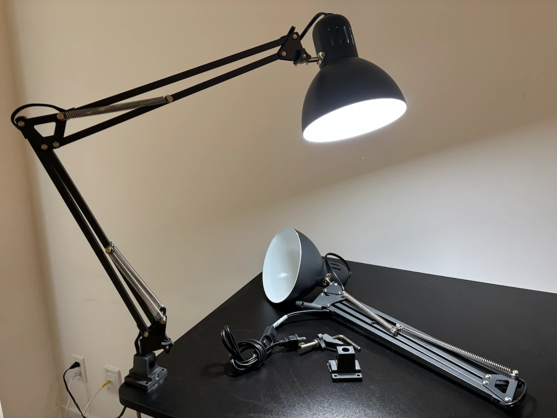 IKEA Black Desk Work Lamp