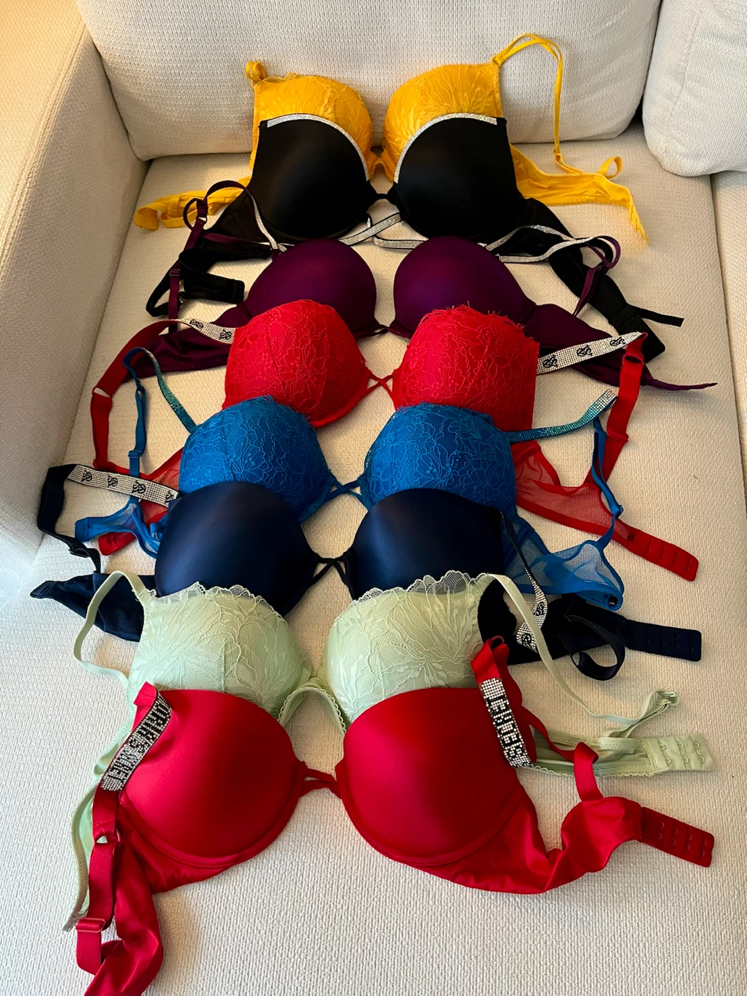 8 Victoria's Secret Shine Strap Bras 36B - photo 2