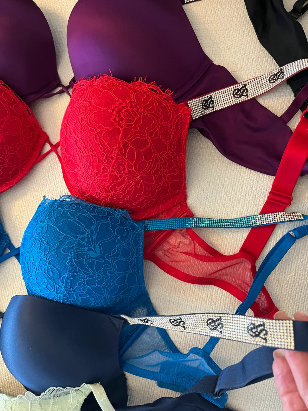 8 Victoria's Secret Shine Strap Bras 36B - photo 3