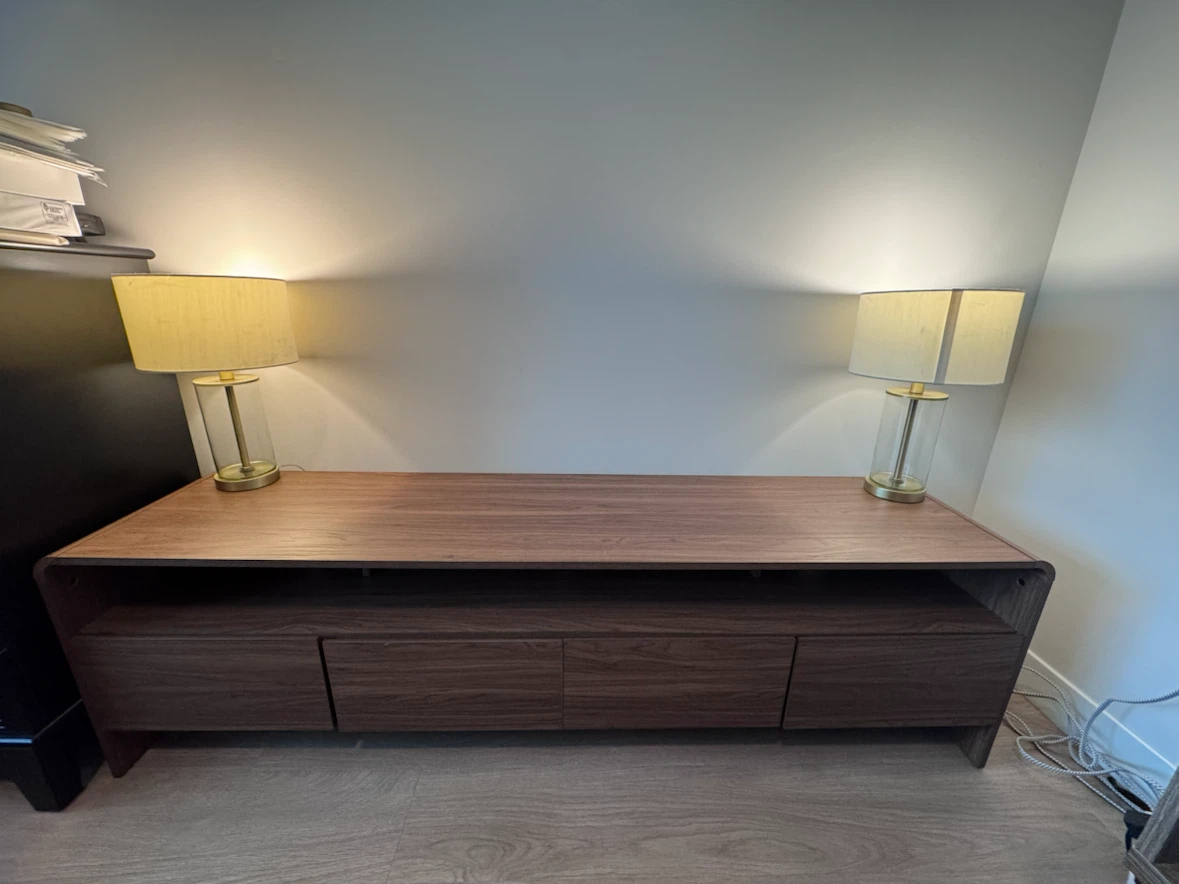 *pick up by 9/17* Modern Walnut TV Media Console