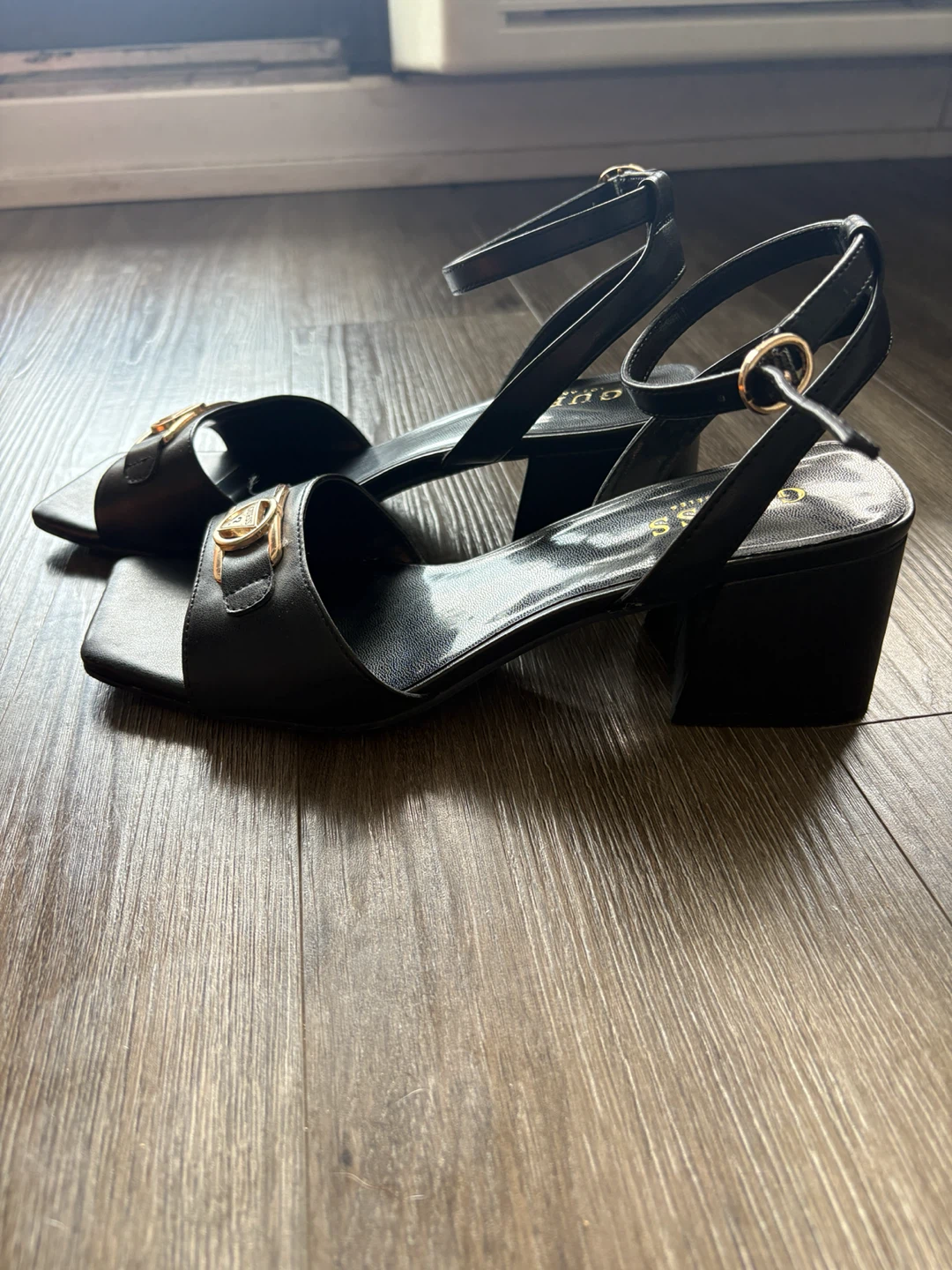 Guess Black Block Heel Sandals - photo 2