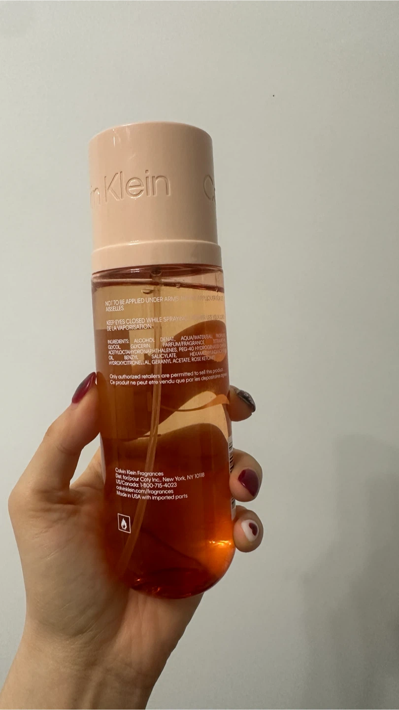 (used) Calvin Klein Sheer Peach Perfume Mist #freecycle - photo 2