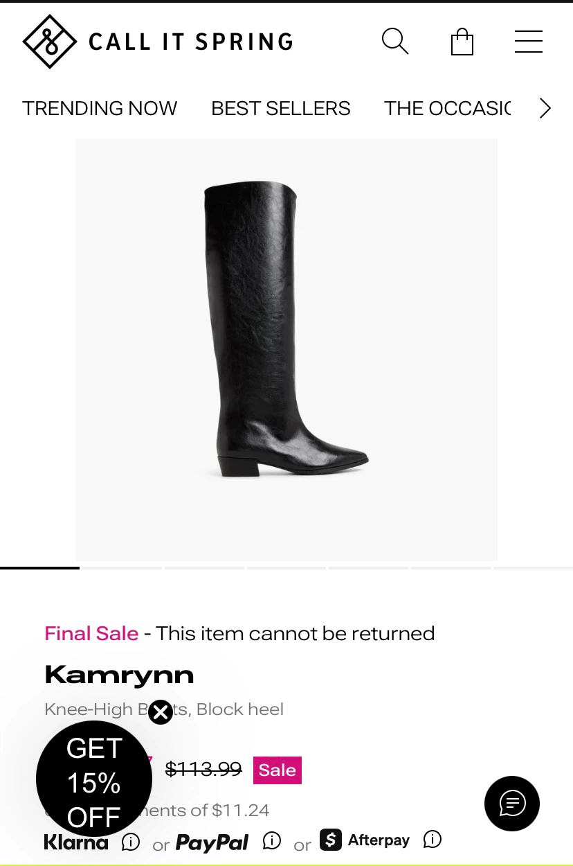 Women’s Kamrynn Knee-High Boots - Size 6.5