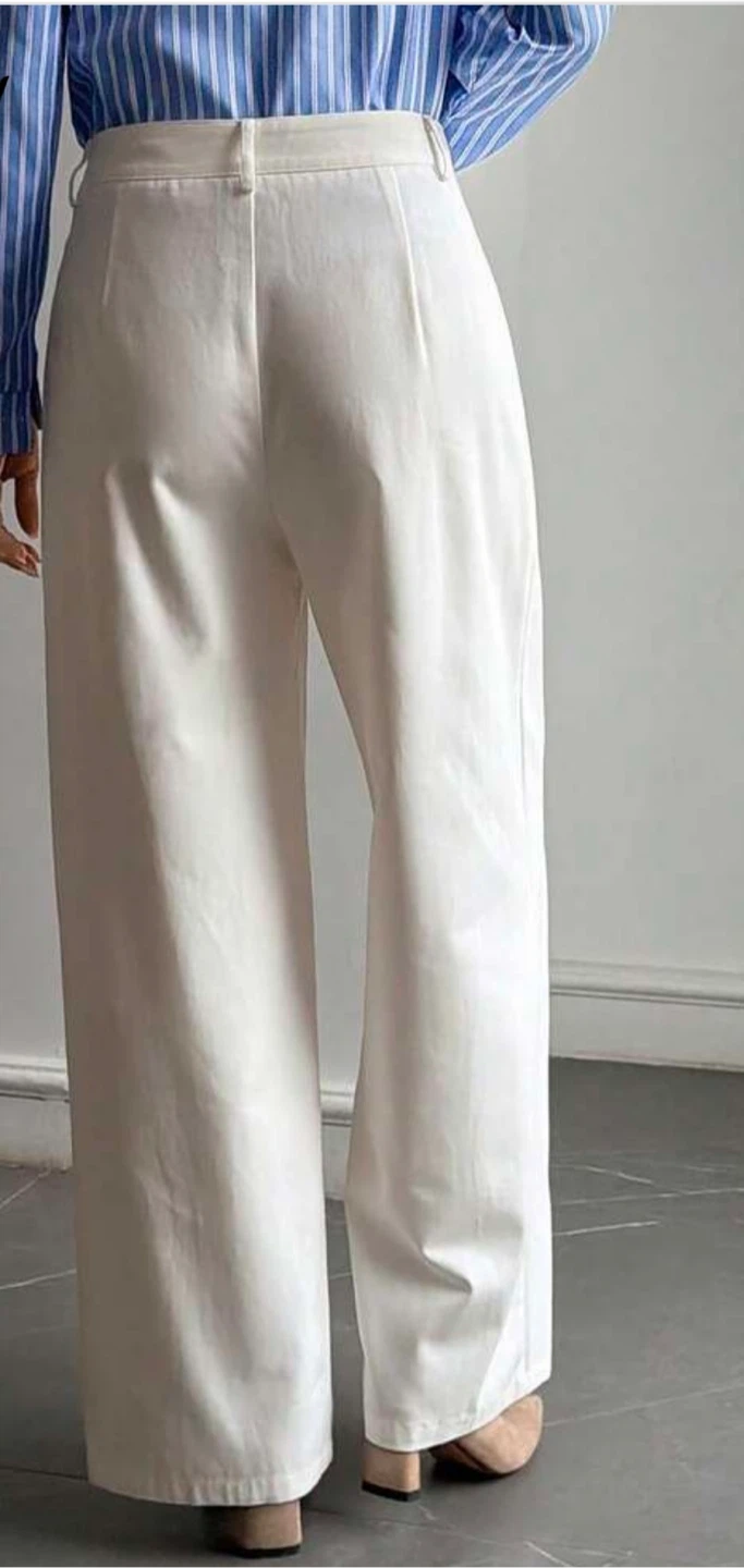 White Wide-Leg  Pmat - photo 2