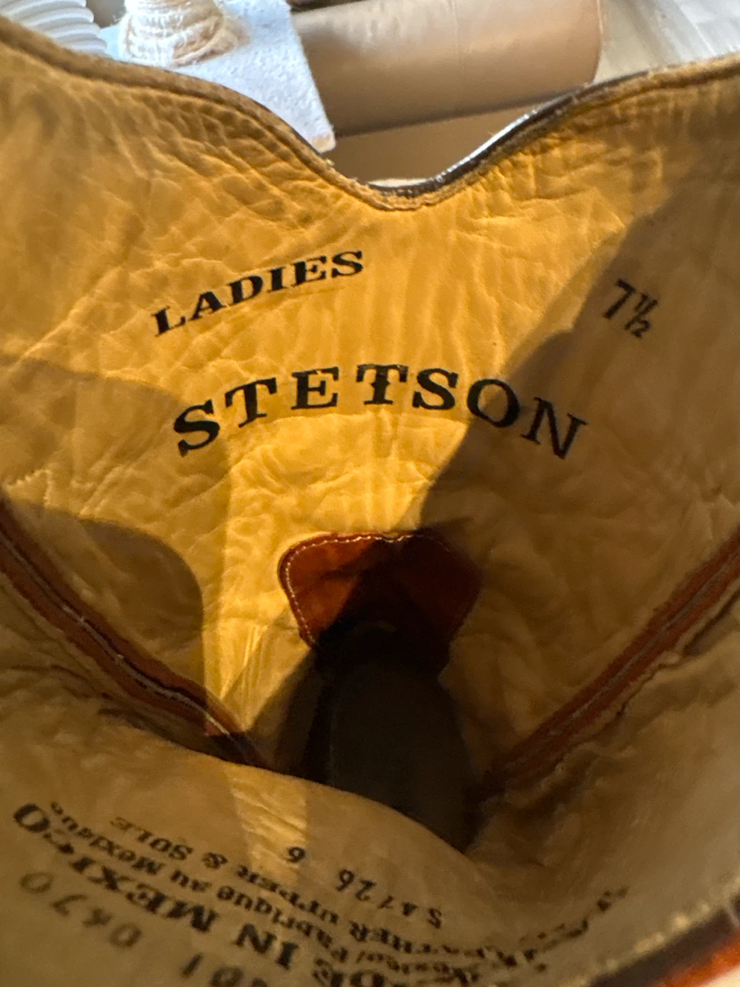 Stetson Ladies Cowboy Boots Size 7.5 - photo 5