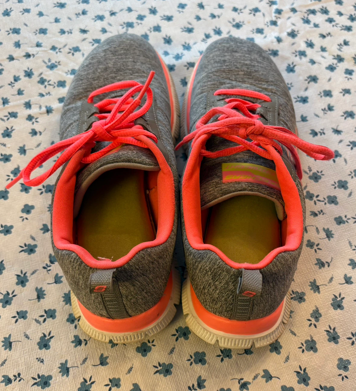 ✨✨Skechers Flex Sole Running Shoes - Grey and Pink - photo 3