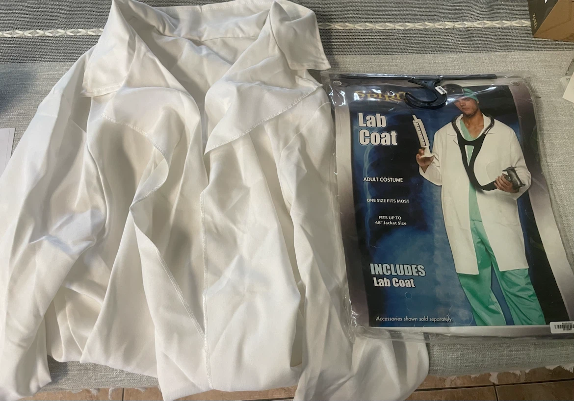 Men’s Lab Coat Halloween Costume