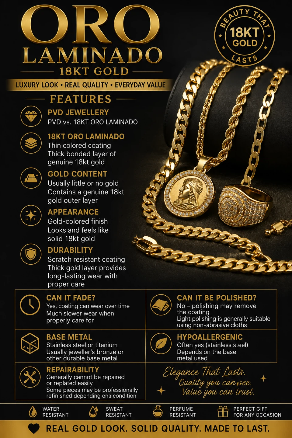 Ling Na Jewelry Rope Chain Necklace and Earrings - photo 4