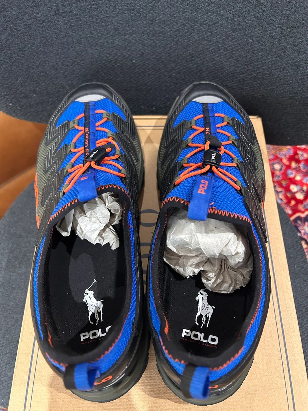 Polo Ralph Lauren Advntr 300  NY Knicks colours Size 13 - photo 5