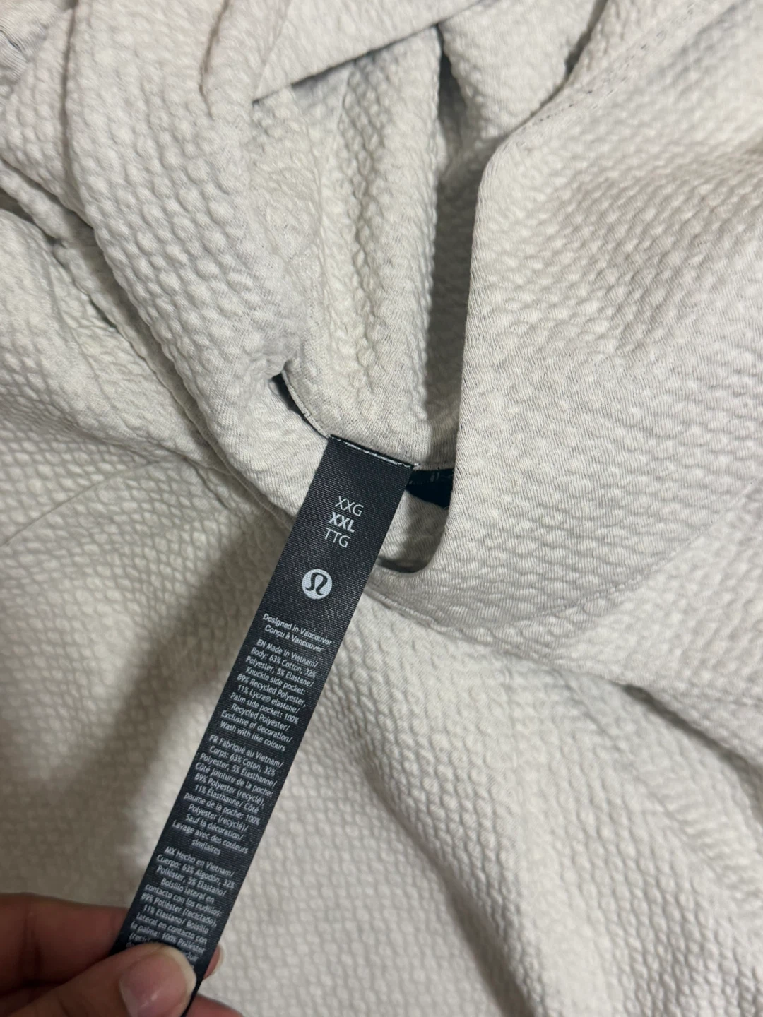Lululemon Waffle Knit Hoodie XXL