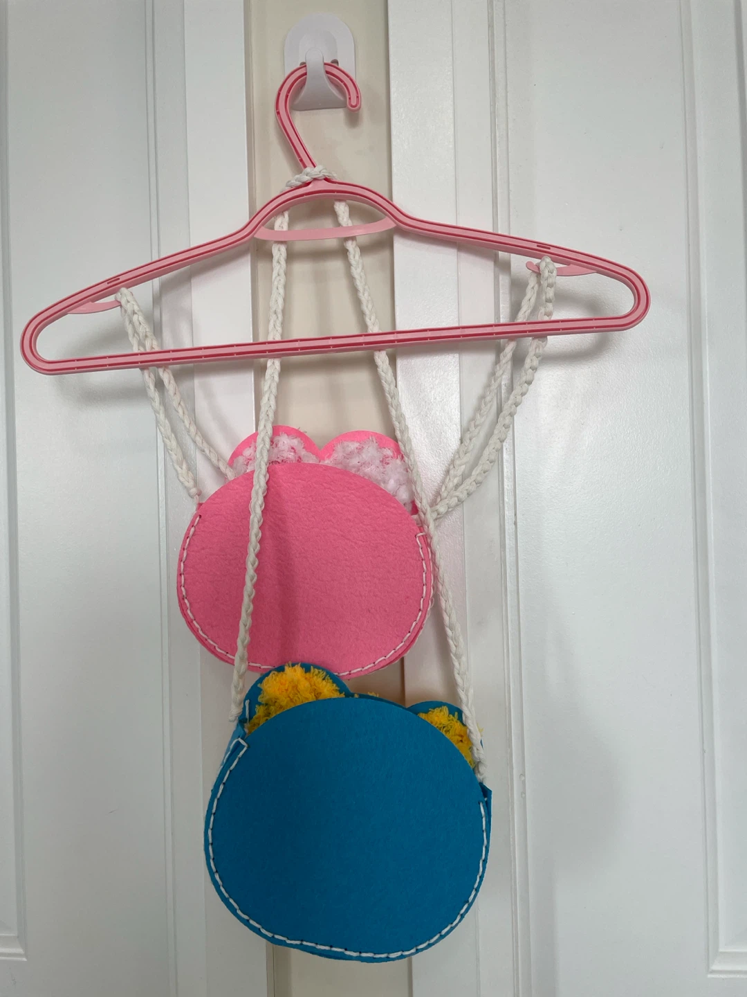 Set of 2 Hand-made Kids Animal Character Crossbody Bags - photo 2