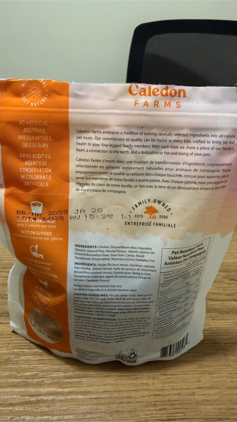 Caledon Farms NutriSnaps Chicken Recipe Cat Treats - photo 2