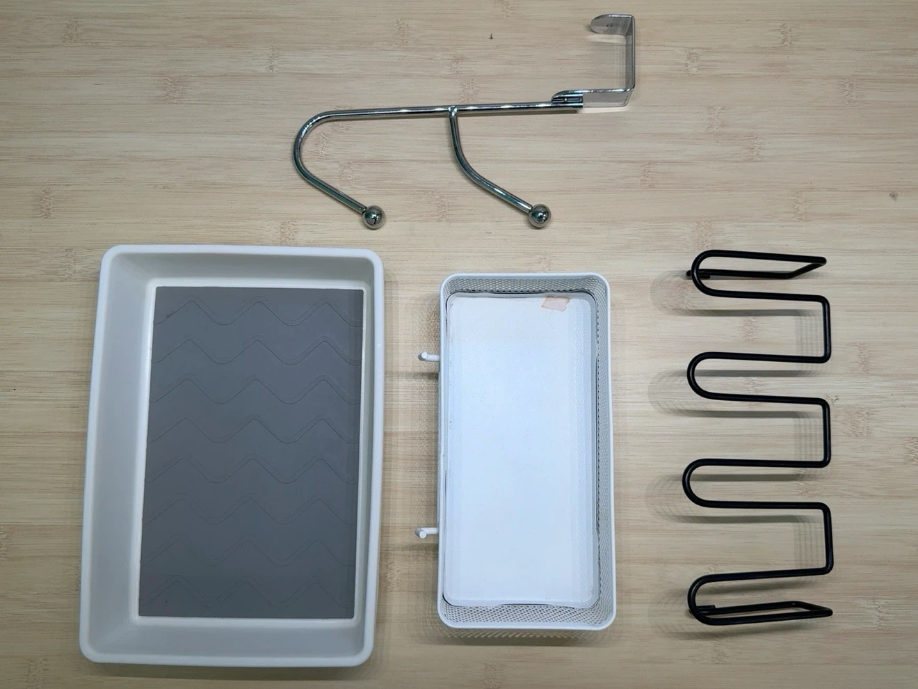 Assorted Kitchen and Bathroom Organizers
