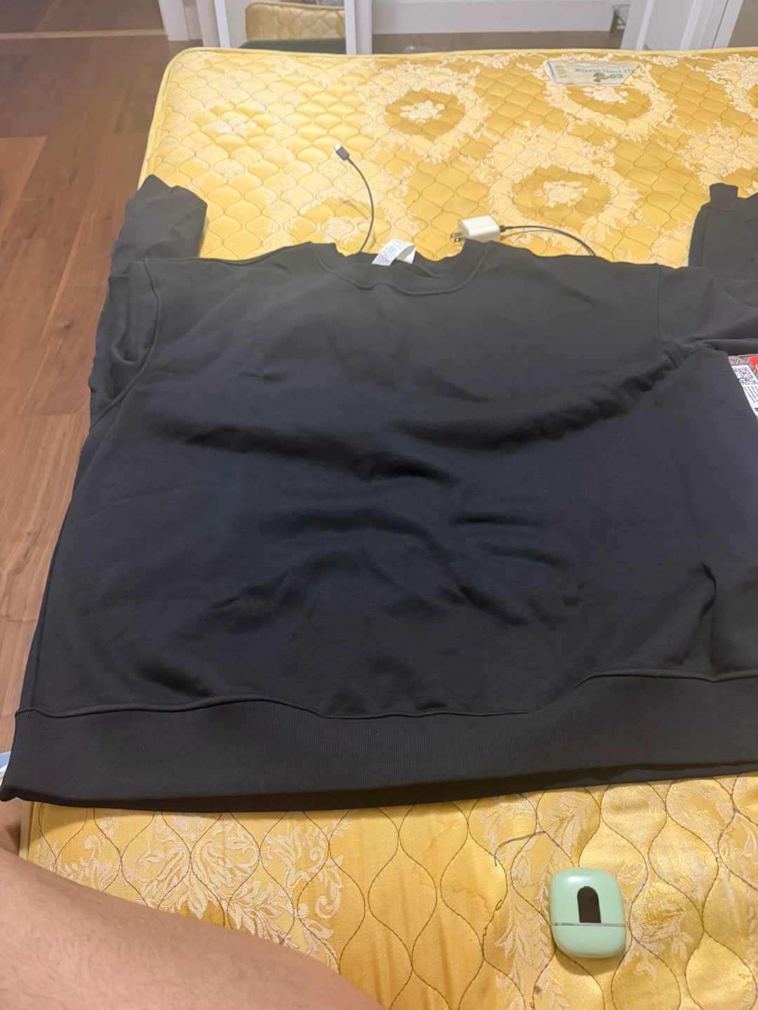 Lululemon French Terry Oversized Crew Sweatshirt Black - photo 4