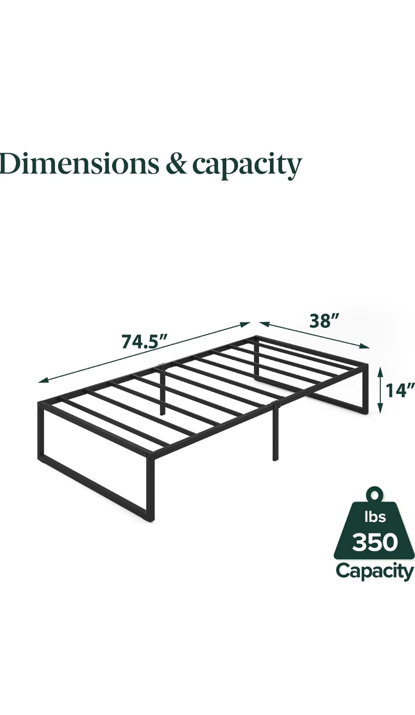 Zinus Lorelai Twin Bed Frame - photo 2