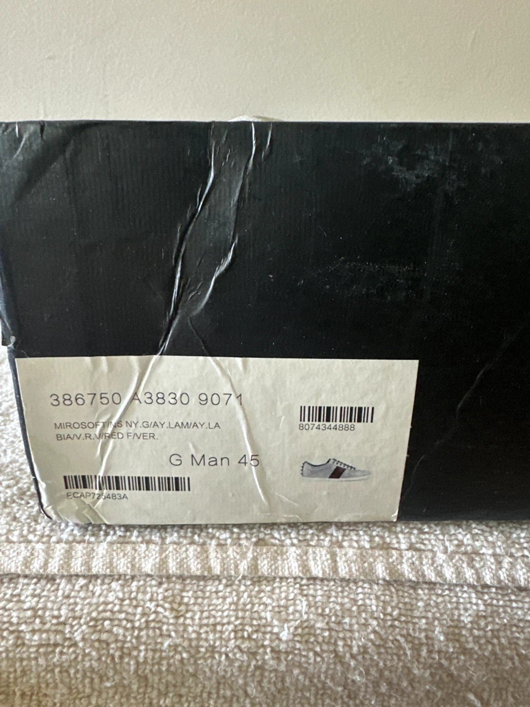 Gucci Glitter Sneakers Size 45 - photo 2