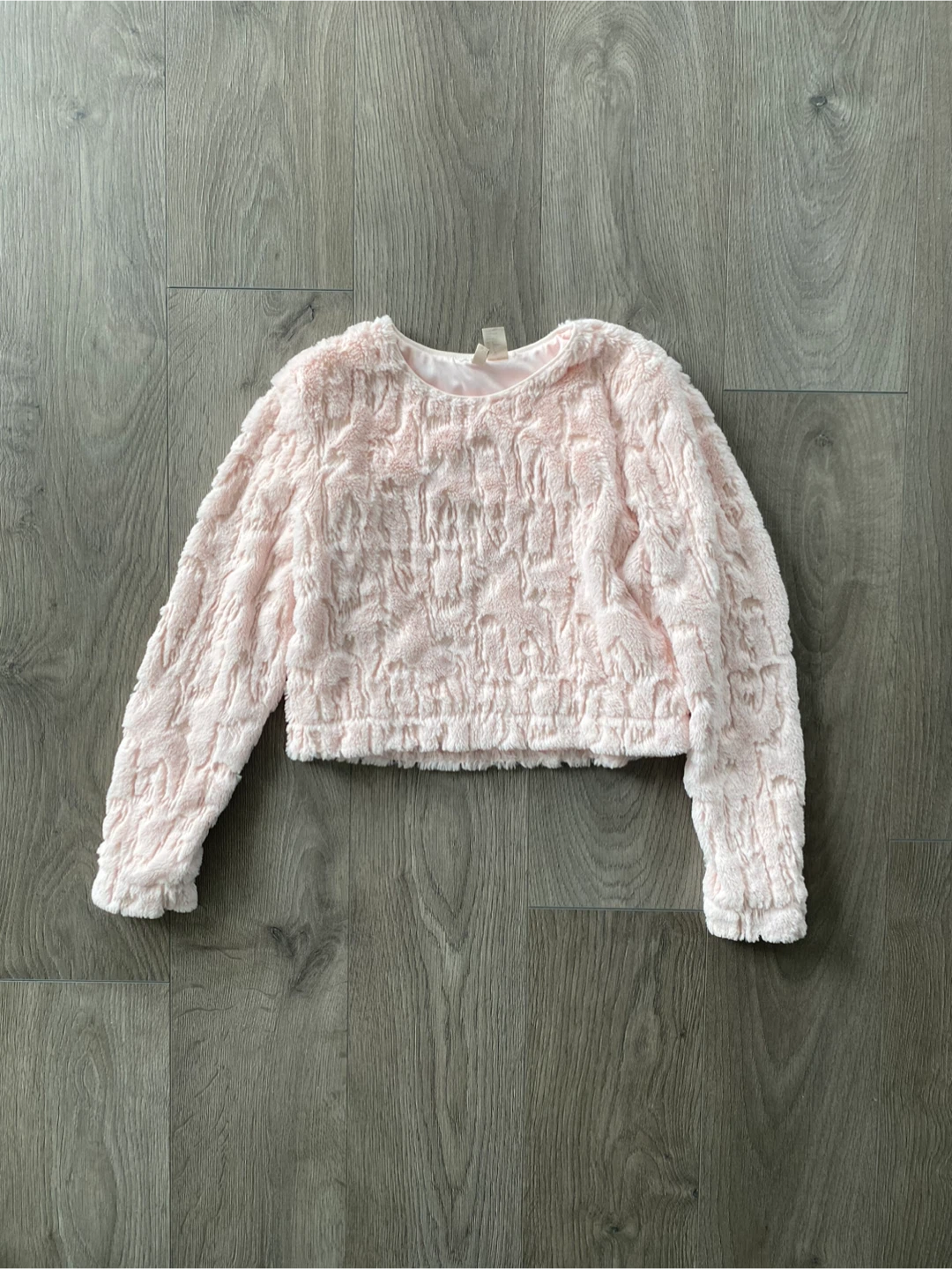 Soft fuzzy sweater with sequins