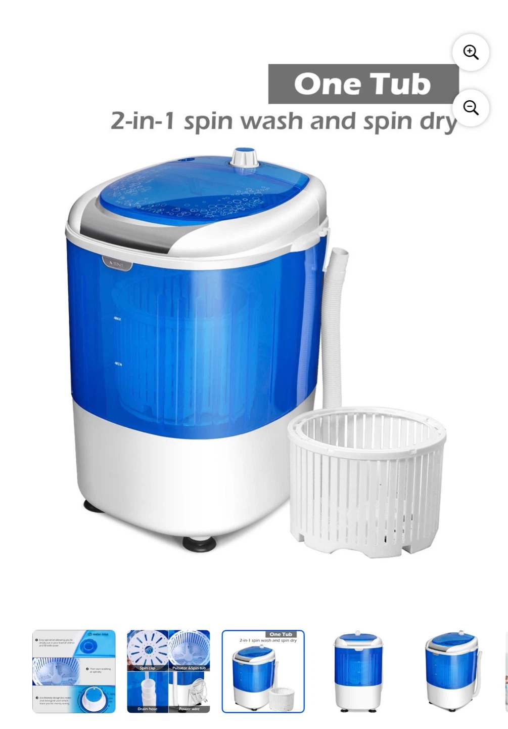 Costway Portable Mini Washing Machine