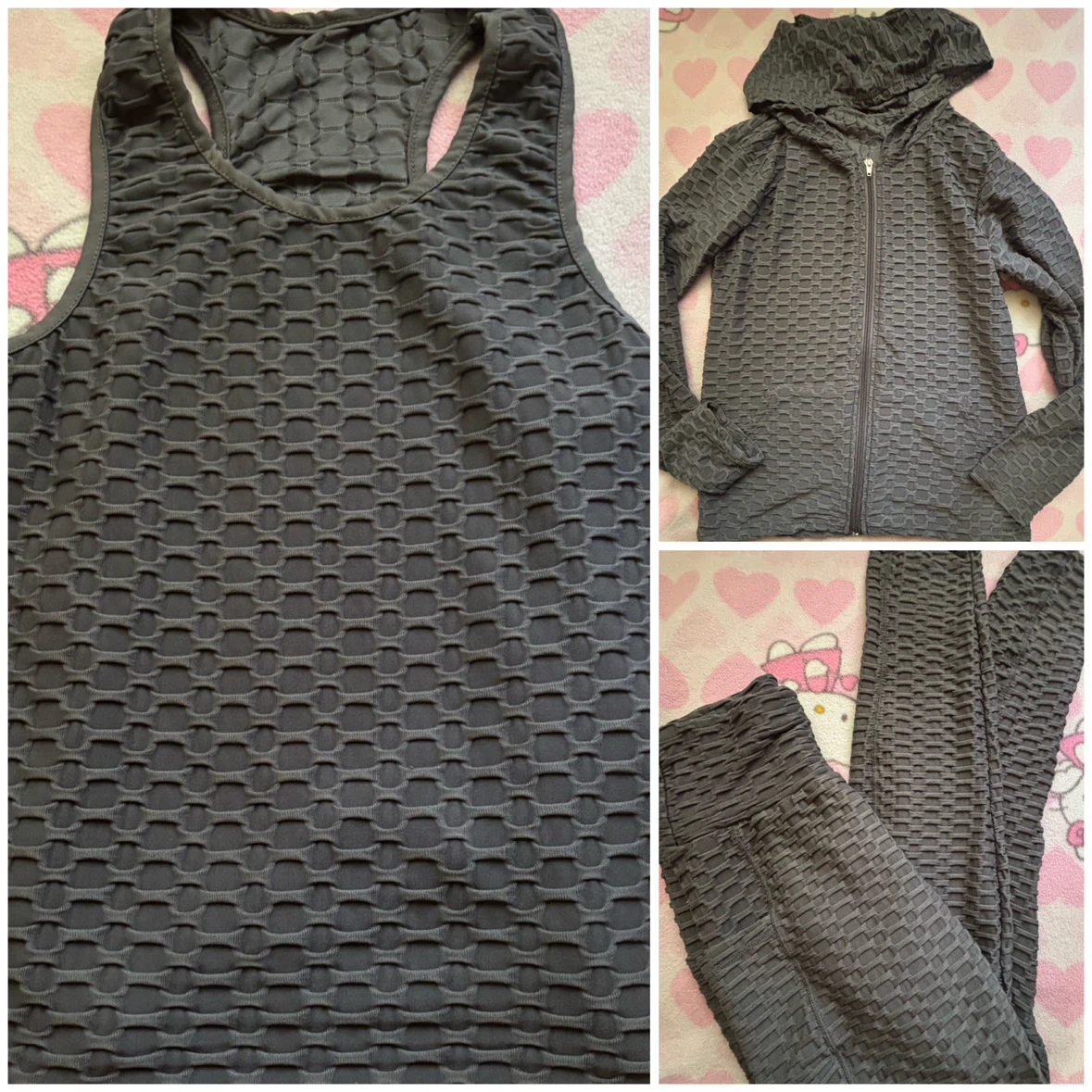 Activewear Set - Tank/Hoodie/Leggings - *Size Women Medium*