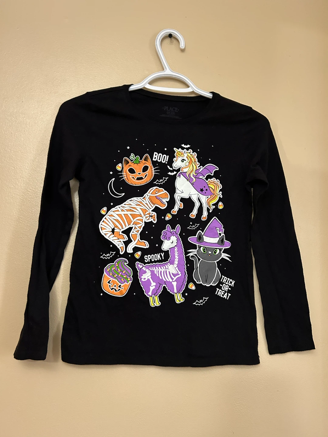 The Children's Place Halloween Long Sleeve Shirt Large
