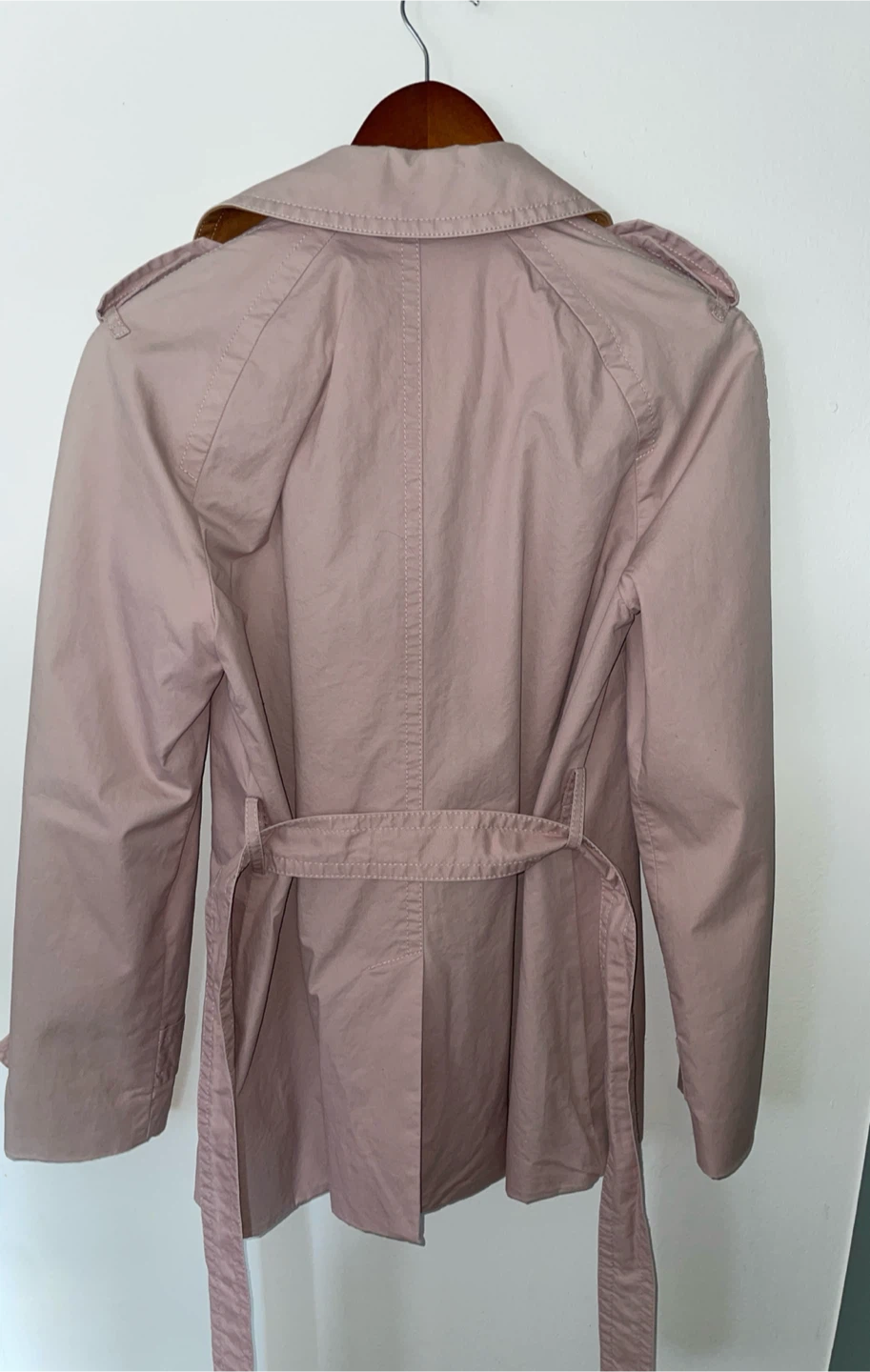 Coach Women's Trench Coat, Dusty Rose, XS - photo 3