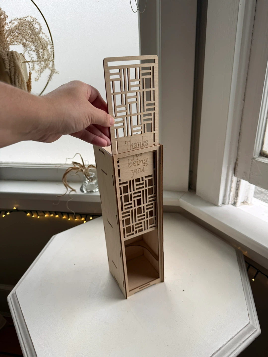 Lasercut wood gift box - new - photo 3