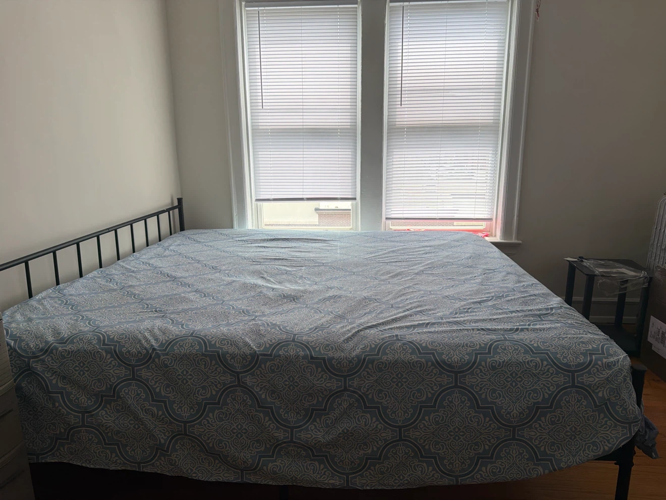 Black Metal Bed Frame - photo 2