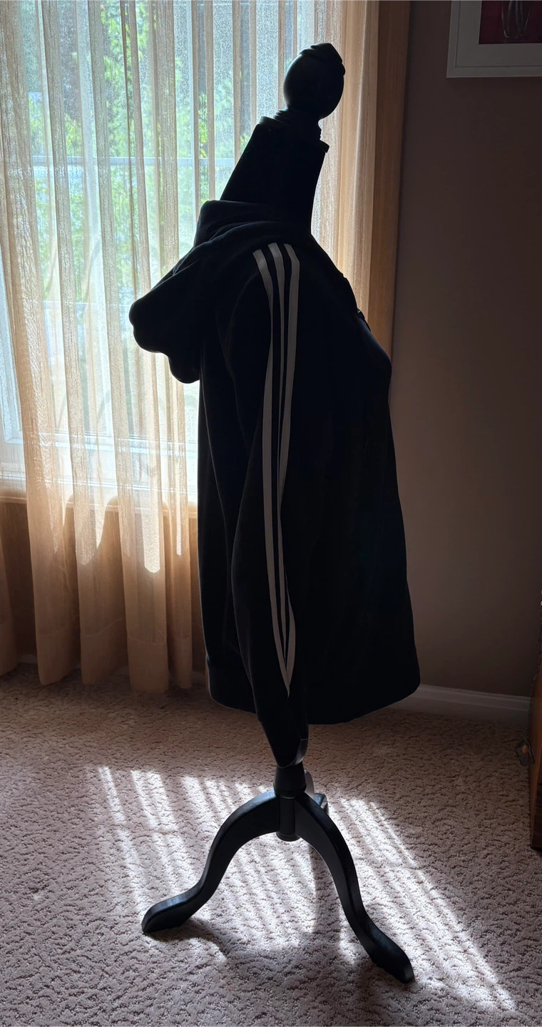✨✨Adidas Black Zip-Up Hoodie XL - photo 4