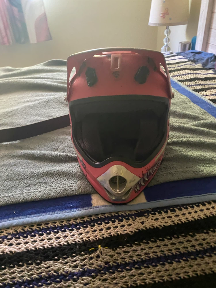 Pink Motocross Helmet - photo 2