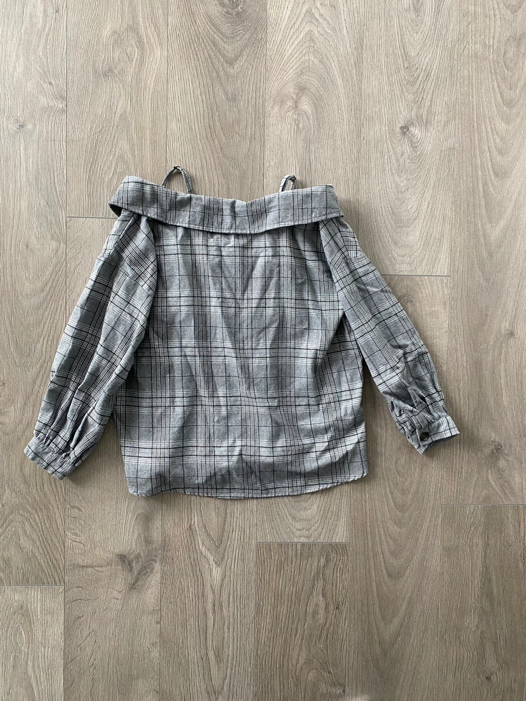 Japanese brand off shoulder button up shirt - photo 2