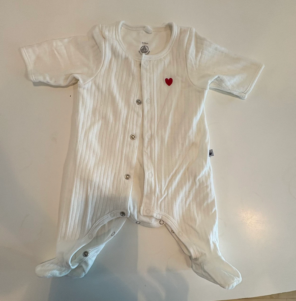 Petit Bateau baby footie bodysuit