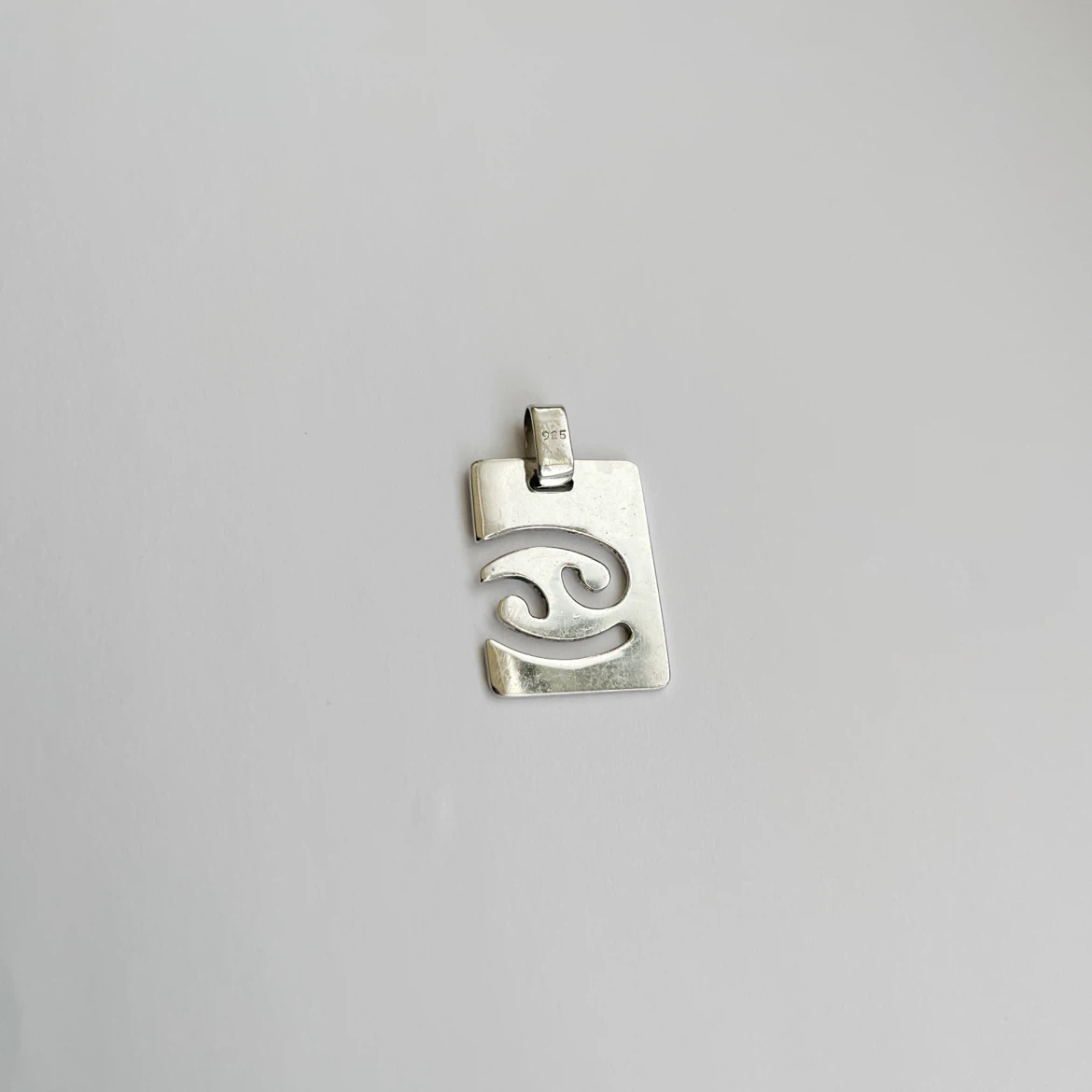 Sterling Silver Cancer Zodiac Pendant