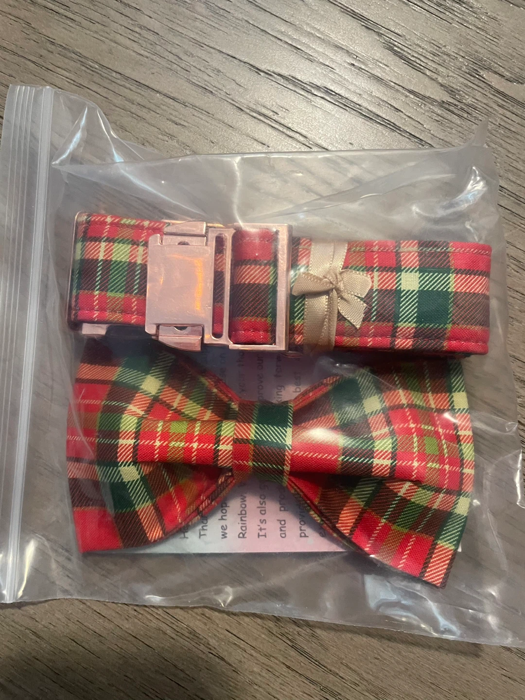NEW! Dog Collar & Bow Tie for Large Dogs