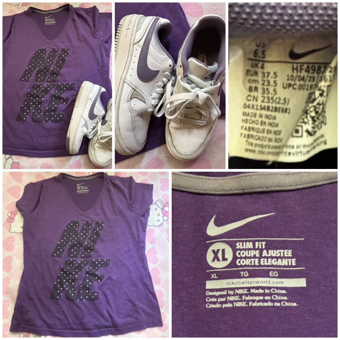 Nike Bundle: Sneakers & T-Shirt - *Size Women 6.5 & XL*